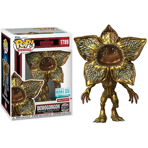 Funko Pop! Television Stranger Things Demogorgon 1789 Exclusivo Metallic 9500 Pcs