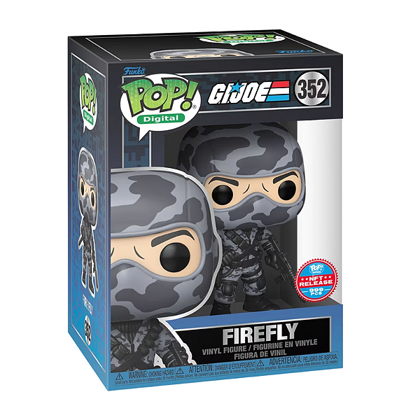 Funko Pop! Digital NFT GI Joe Firefly 352 Exclusivo 999 Pcs