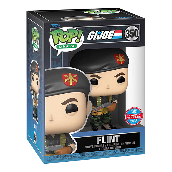 Funko Pop! Digital NFT GI Joe Flint 350 Exclusivo 1900 Pcs