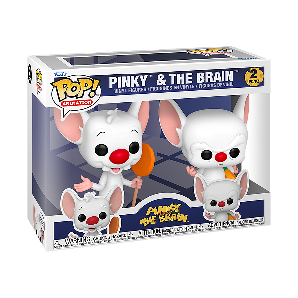 Funko Pop! Animation Pinky E O Cerebro Pinky & The Brain 2 Pack