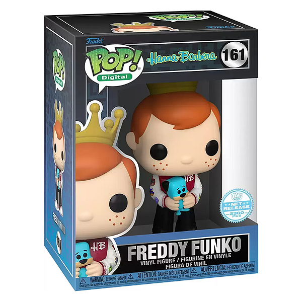 Funko Pop! Digital NFT Hanna Barbera Freddy Funko 161 Exclusivo 2300 Pcs