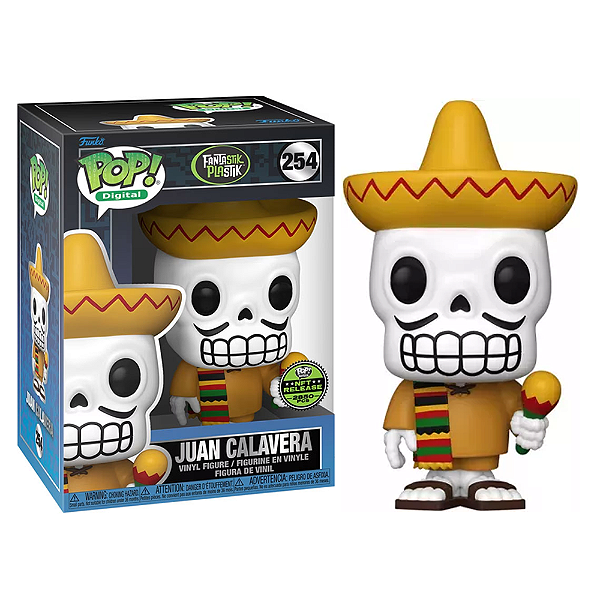 Funko Pop! Digital NFT Fantastik Plastik Juan Calavera 254 Exclusivo 2850 Pcs