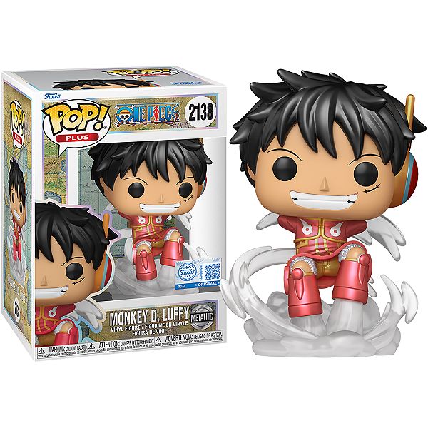 Funko Pop! Animation One Piece Monkey D. Luffy 2138 Exclusivo Metallic