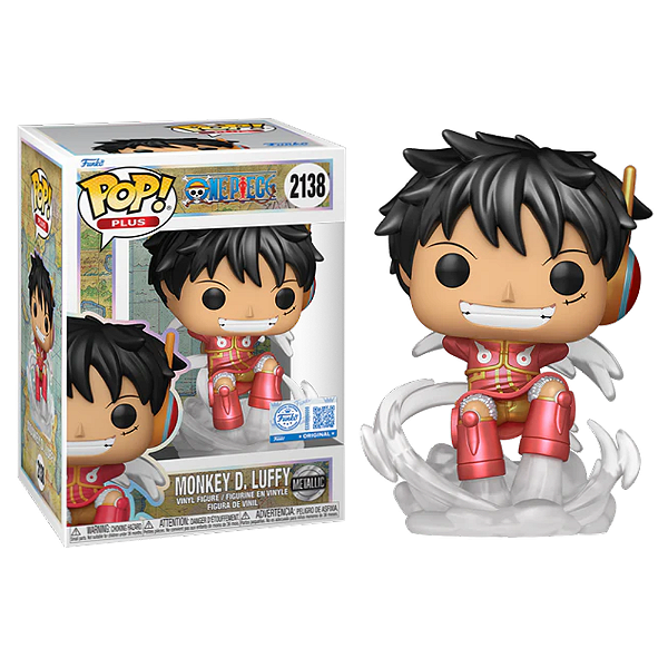 Funko Pop! Animation One Piece Monkey D. Luffy 2138 Exclusivo Metallic