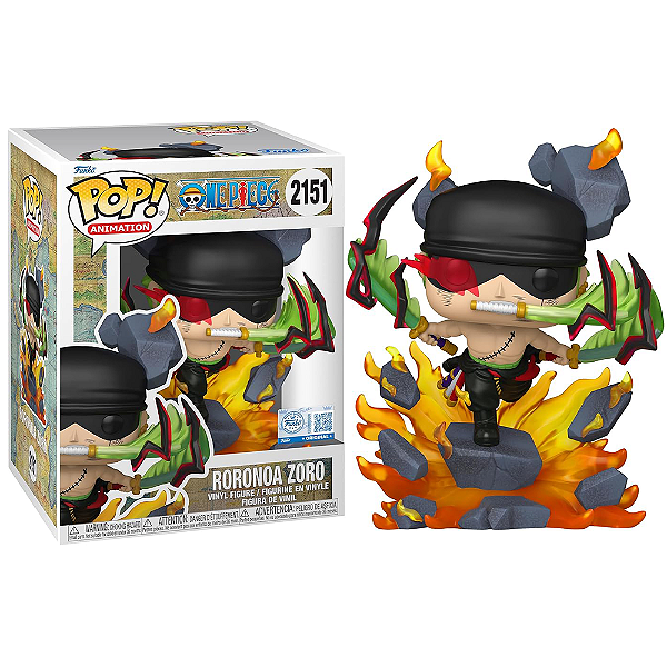 Funko Pop! Animation One Piece Roronoa Zoro 2151 Exclusivo