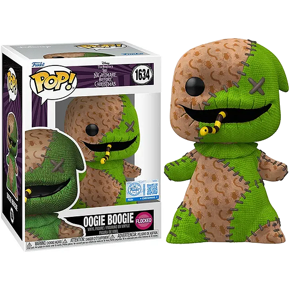 Funko Pop! Disney O Estranho Mundo De Jack Oogie Boogie 1634 Exclusivo Flocked