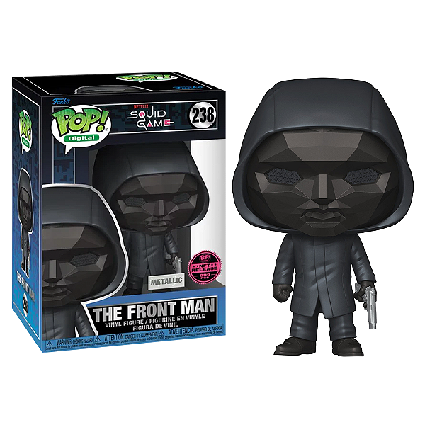 Funko Pop! Digital NFT Round 6 The Front Man 238 Exclusivo Metallic
