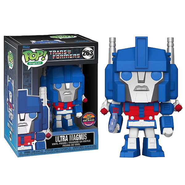 Funko Pop! Digital NFT Transformers Ultra Magnus 263 Exclusivo 2000 Pcs