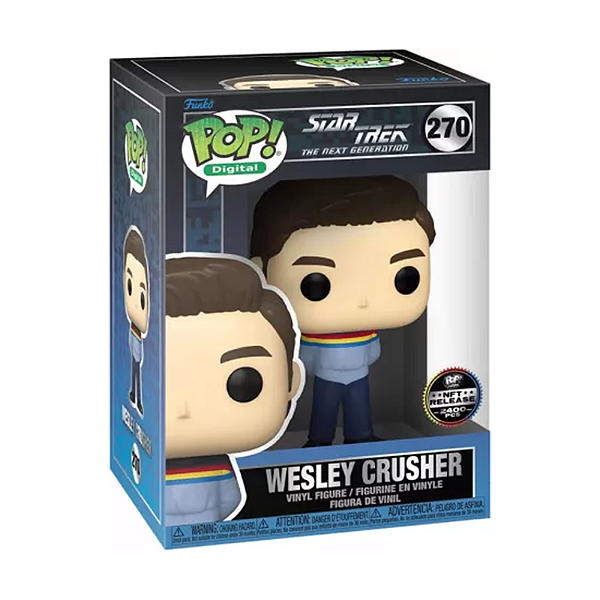 Funko Pop! Digital NFT Star Trek Wesley Crusher 270 Exclusivo