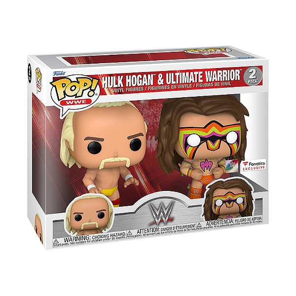 Funko Pop! WWE Hulk Hogan & Ultimate Warrior 2 Pack Exclusivo