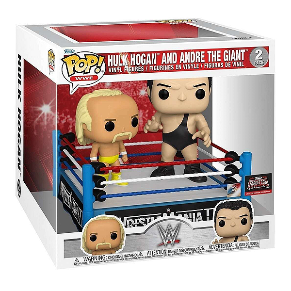 Funko Pop! WWE Hulk Hogan And Andre The Giant 2 Pack Exclusivo