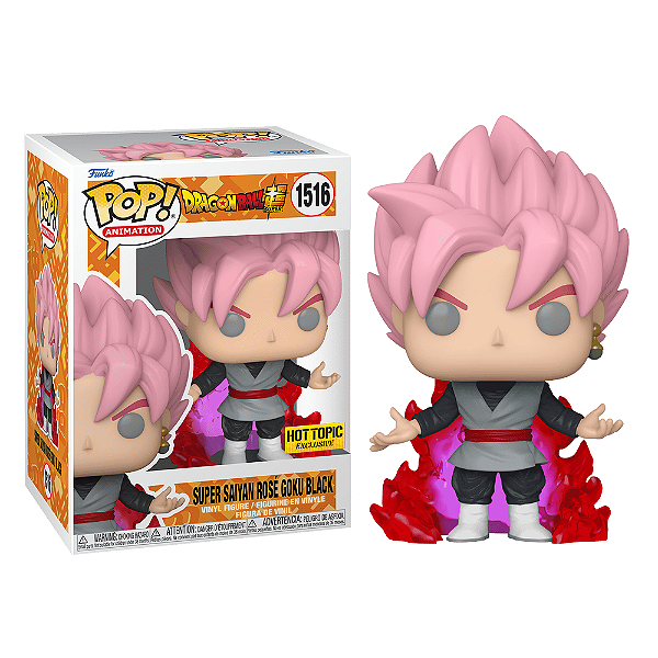 Funko Pop! Animation Dragon Ball Super Saiyan Rose Goku Black 1516 Exclusivo