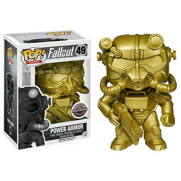 Funko Pop! Games Fallout Power Armor 49 Exclusivo