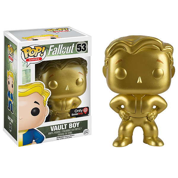 Funko PoP! Games Fallout Vault Boy 53 Exclusivo Gold
