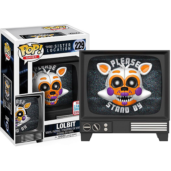Funko Pop! Games Five Nights At Freddys Lolbit 229 Exclusivo (Vaulted, 2017)