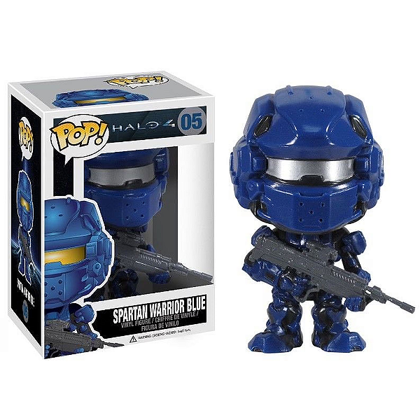 Funko Pop! Games Halo Spartan Warrior Blue 05