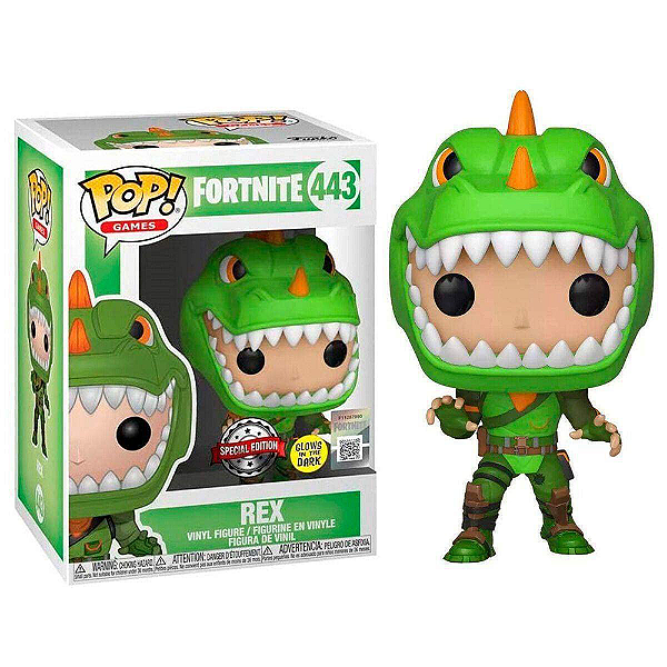 Funko Pop! Games Fortnite Rex 443 Exclusivo Glow