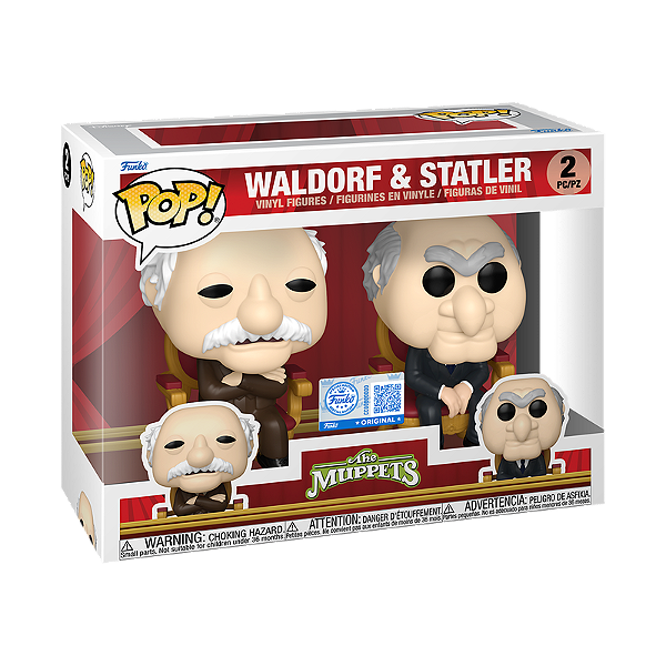 Funko Pop! Television Os Muppets Waldorf & Statler 2 Pack Exclusivo