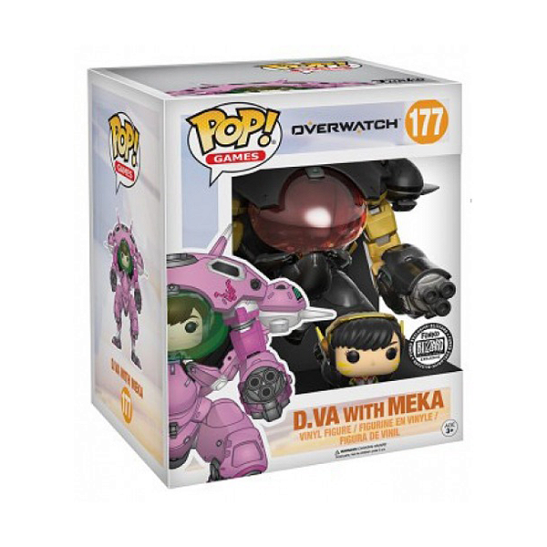 Funko Pop! Games Overwatch D.Va With Meka 177 Exclusivo Black