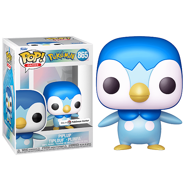 Funko Pop! Games Pokemon Piplup 865 Exclusivo Pearlescent
