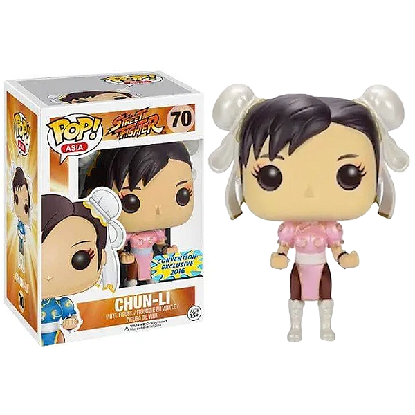 Funko Pop! Asia Street Fighter Chun-Li 70 Exclusivo Pink