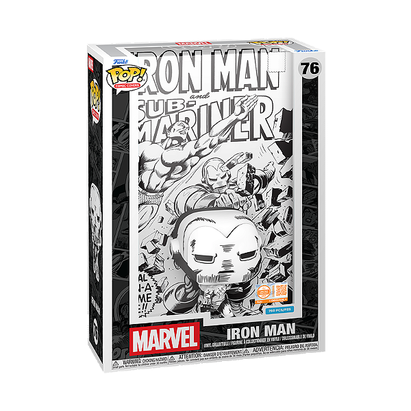 Funko Pop! Comic Covers Marvel Homem De Ferro / Iron Man 76 Exclusivo 750 Pcs