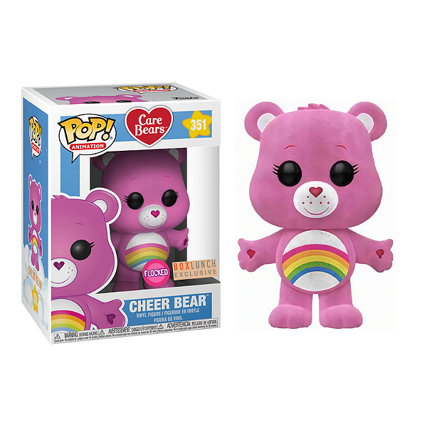 Funko Pop! Animation Ursinhos Carinhosos Cheer Bear 351 Exclusivo Flocked