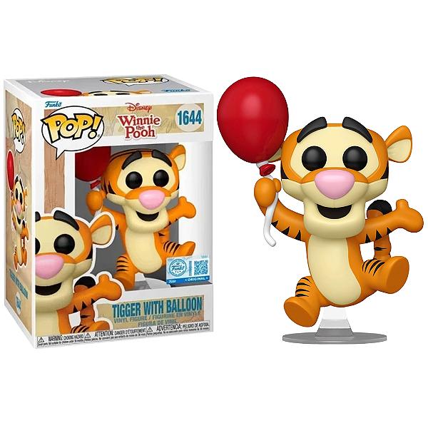 Funko Pop! Disney Ursinho Pooh Tigger With Balloon 1644 Exclusivo
