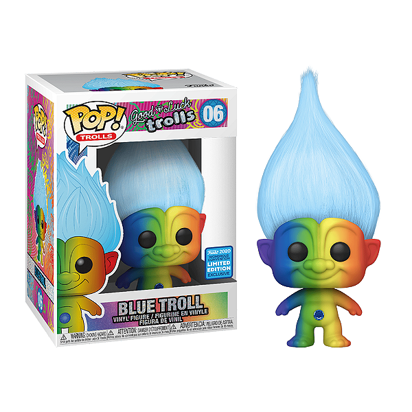 Funko Pop! Filme Trolls Blue Troll 06 Exclusivo