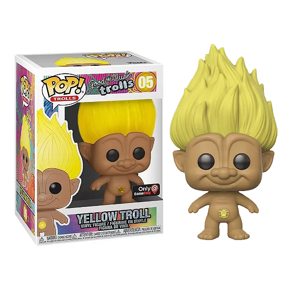 Funko Pop! Filme Trolls Yellow Troll 05 Exclusivo