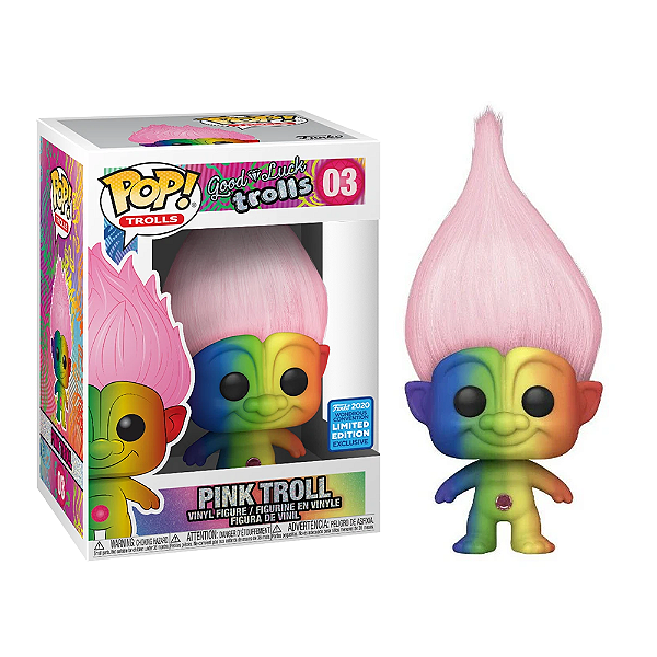 Funko Pop! Filme Trolls Pink Troll 03 Exclusivo