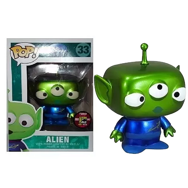 Funko Pop! Disney Toy Story Alien 33 Exclusivo Metallic