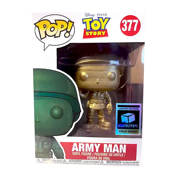 Funko Pop! Disney Toy Story Army Man 377 Exclusivo Gold