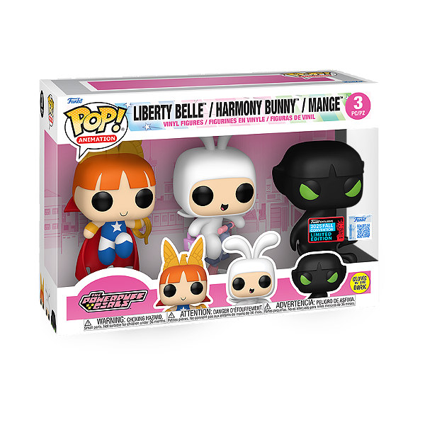 Funko Pop! Animation As Meninas Superpoderosas 3 Pack Exclusivo Glow