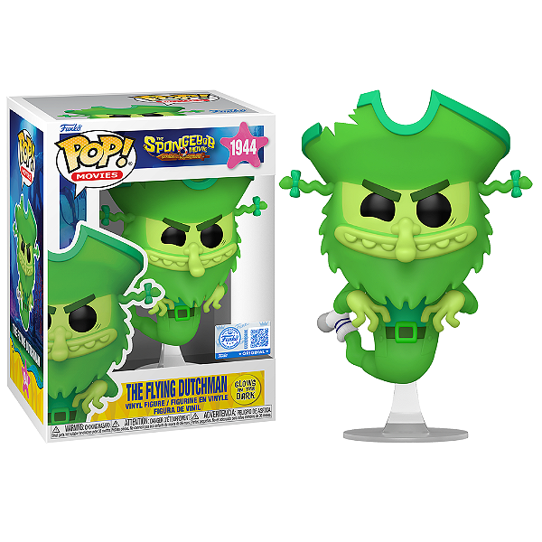 Funko Pop! Filme Bob Esponja The Flying Dutchman 1944 Exclusivo Glow