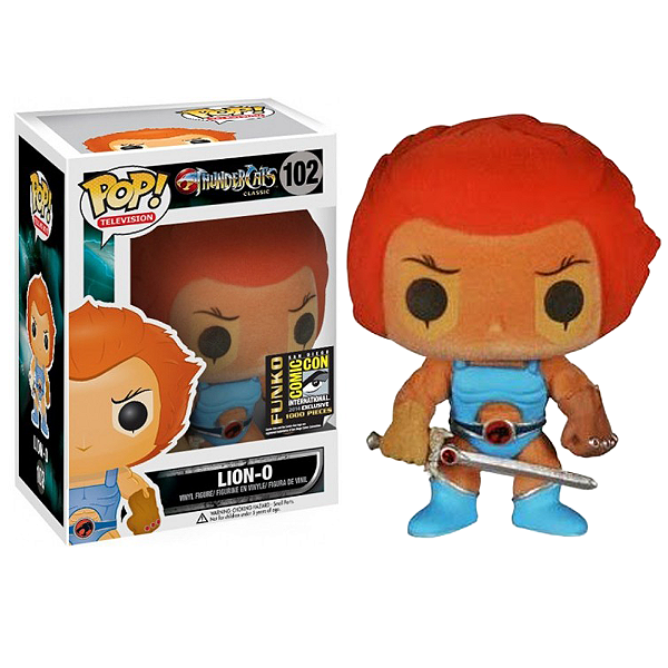 Funko Pop! Television Thundercats Lion-O 102 Exclusivo Flocked