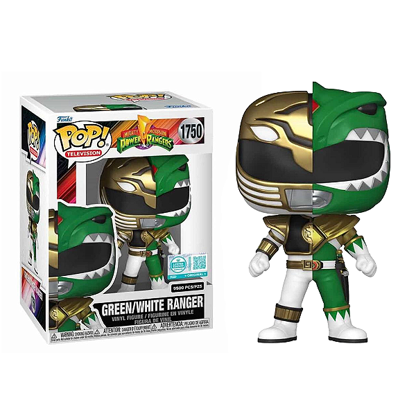 Funko Pop! Television Power Rangers Green/White Ranger 1750 Exclusivo 9500 Pcs