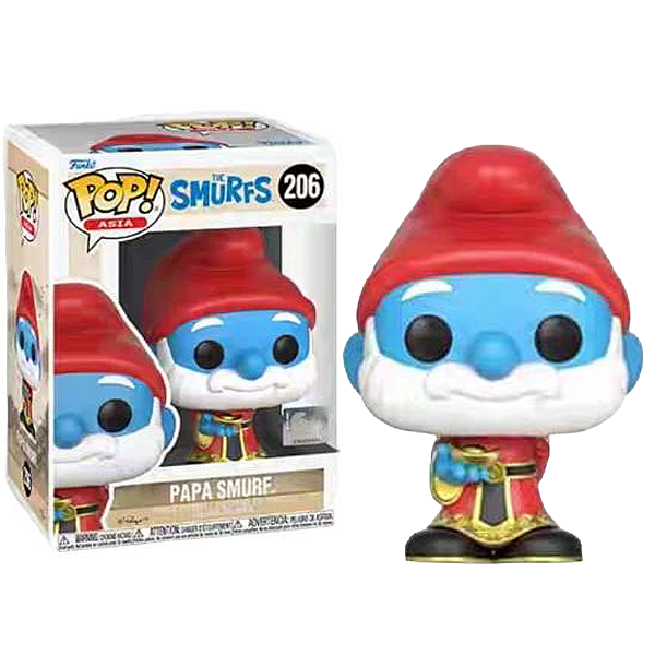 Funko Pop! Asia Os Smurfs Papa Smurf 206 Exclusivo