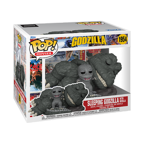 Funko Pop! Filme Godzilla Sleeping Godzilla with Minilla 1954