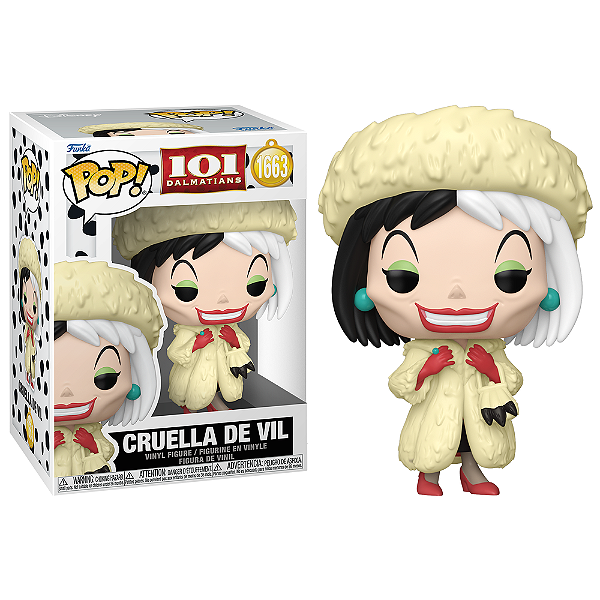Funko Pop! Disney 101 Dalmatas Cruella De Vil 1663