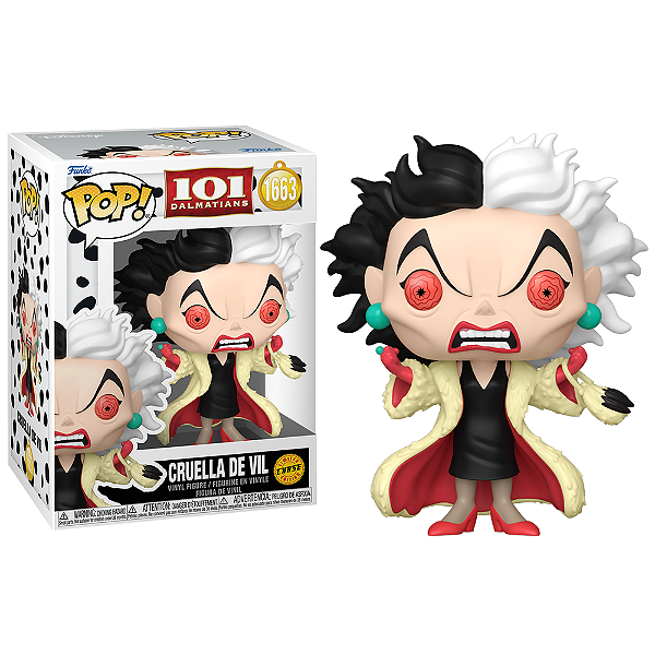 Funko Pop! Disney 101 Dalmatas Cruella De Vil 1663 Exclusivo Chase
