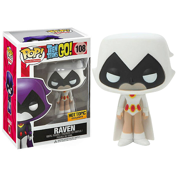 Funko Pop! Television Os Jovens Titãs / Teen Titans Go Raven 108 Exclusivo