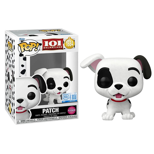 Funko Pop! Disney 101 Dalmatas Patch 1684 Exclusivo Flocked