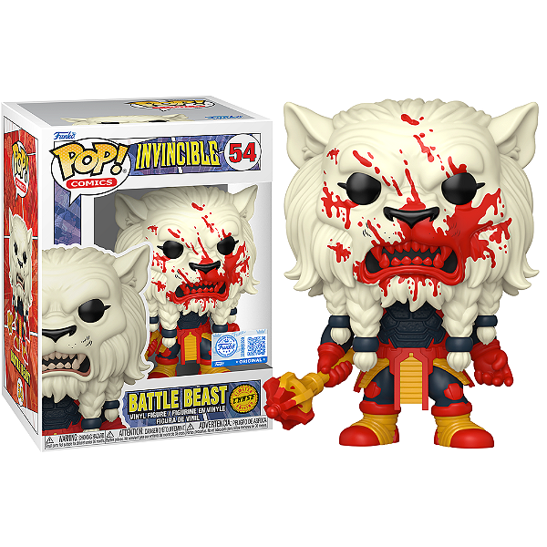 Funko Pop! Comics Invencível / Invincible Battle Beast 54 Exclusivo Chase