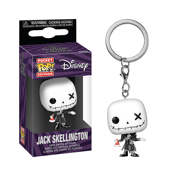 Funko Pop! Keychain Chaveiro O Estranho Mundo de Jack Jack Skellington