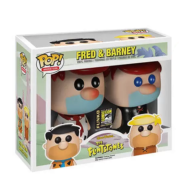 Funko Pop! Animation Os Flintstones Fred And Barney 2 Pack Exclusivo