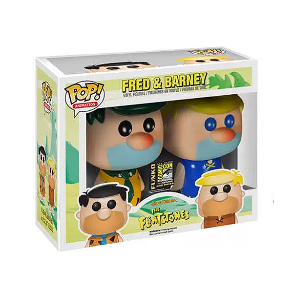 Funko Pop! Animation Os Flintstones Fred And Barney 2 Pack Exclusivo