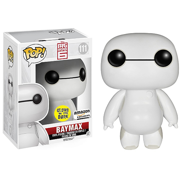 Funko Pop! Disney Operaçao Big Hero Baymax 111 Exclusivo Glow