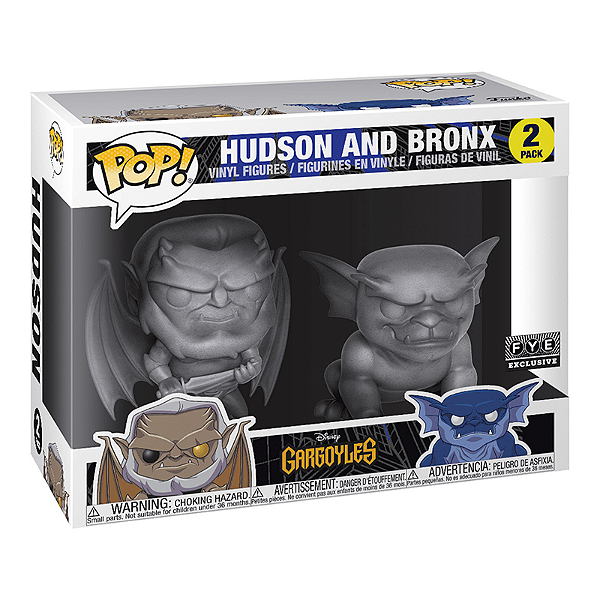 Funko Pop! Disney Gargoyles Hudson And Bronx 2 Pack Exclusivo