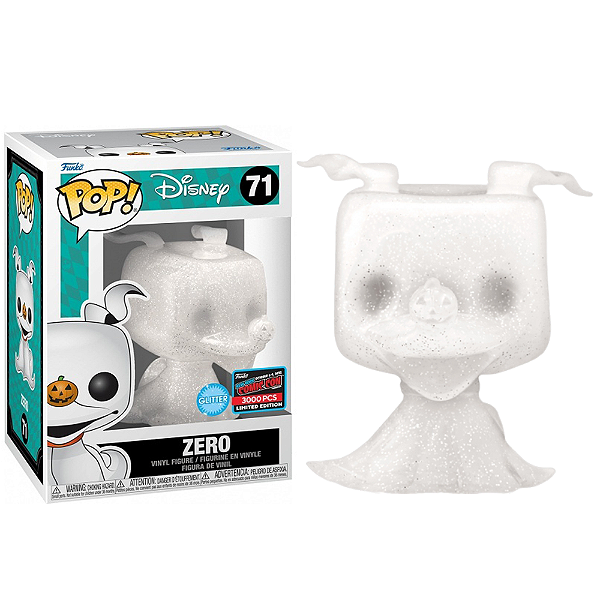 Funko Pop! Disney O Estranho Mundo de Jack Zero 71 Exclusivo Glitter 3000Pcs